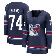 Women's Fanatics Branded New York Rangers Vince Pedrie Navy Breakaway Alternate Jersey - Premier