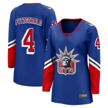 Women's Fanatics Branded New York Rangers Casey Fitzgerald Royal Special Edition 2.0 Jersey - Breakaway