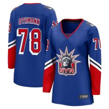 Women's Fanatics Branded New York Rangers Brennan Othmann Royal Special Edition 2.0 Jersey - Breakaway