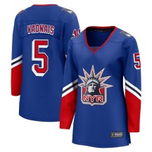 Women's Fanatics Branded New York Rangers Carol Vadnais Royal Special Edition 2.0 Jersey - Breakaway