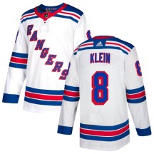 Men's Adidas New York Rangers Kevin Klein White Jersey - Authentic