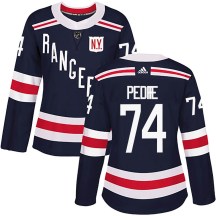 Women's Adidas New York Rangers Vince Pedrie Navy Blue 2018 Winter Classic Home Jersey - Authentic