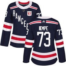 Women's Adidas New York Rangers Matt Rempe Navy Blue 2018 Winter Classic Home Jersey - Authentic