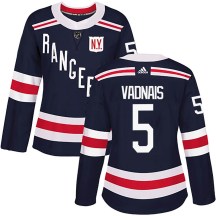 Women's Adidas New York Rangers Carol Vadnais Navy Blue 2018 Winter Classic Home Jersey - Authentic