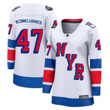 Women's Fanatics Branded New York Rangers Bryce McConnell-Barker White 2024 Stadium Series Jersey - Breakaway