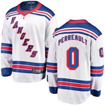 Youth Fanatics Branded New York Rangers Gabriel Perreault White Away Jersey - Breakaway