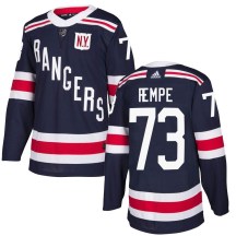 Youth Adidas New York Rangers Matt Rempe Navy Blue 2018 Winter Classic Home Jersey - Authentic