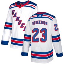 Men's Adidas New York Rangers Jeff Beukeboom White Jersey - Authentic