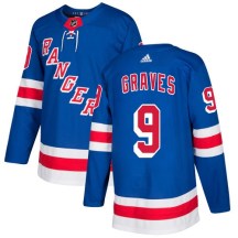 Youth Adidas New York Rangers Adam Graves Royal Blue Home Jersey - Authentic